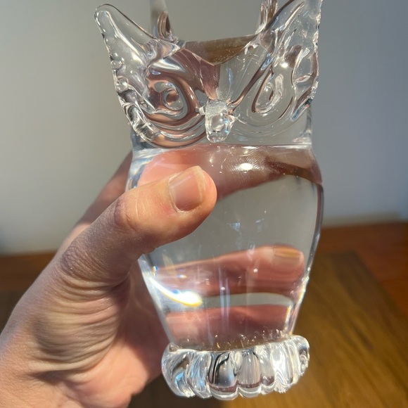 VINTAGE MURANO GLASS V. NASON HAND BLOWN LARGE OWL VENETIAN ITALY - Picture 9 of 12